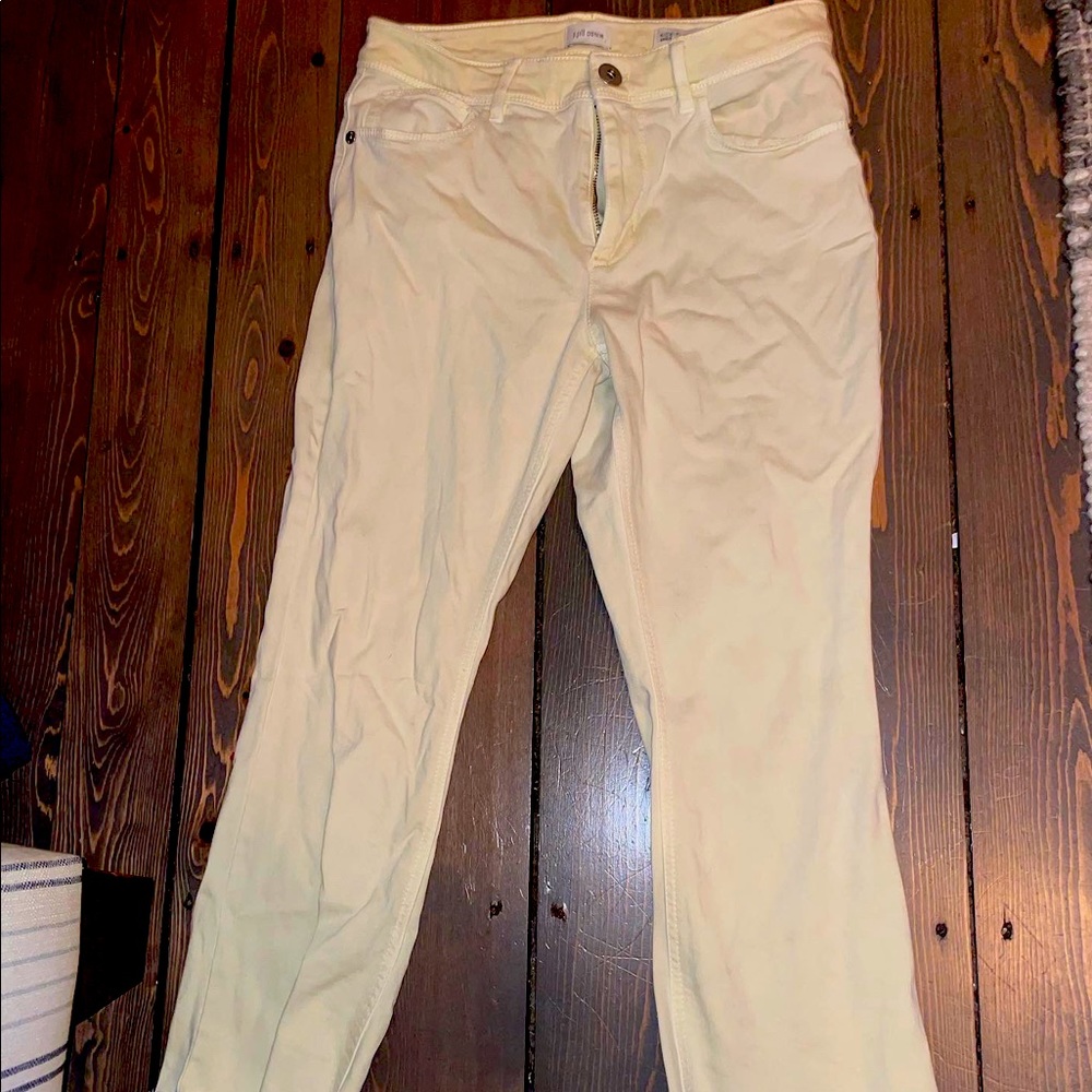 J.Jill yellow jeans